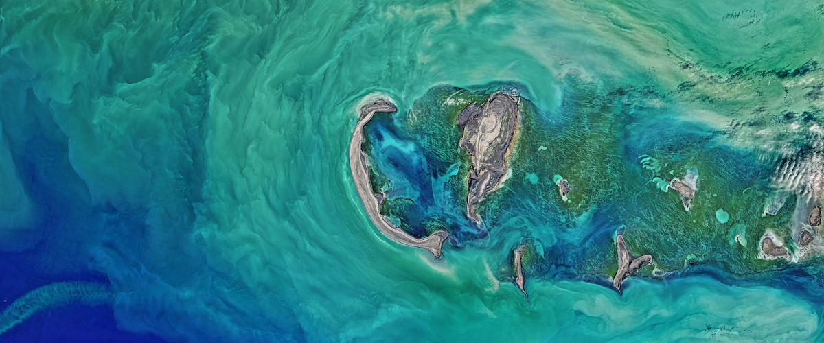 Satellite image of islands