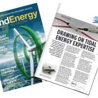 WEN article in the WindEnergy Mag Front Cover