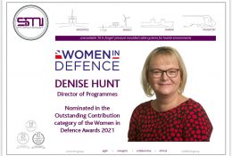 Denise Hunt from SMI Nominated for ‘Outstanding Contribution’ in Women in Defence Awards