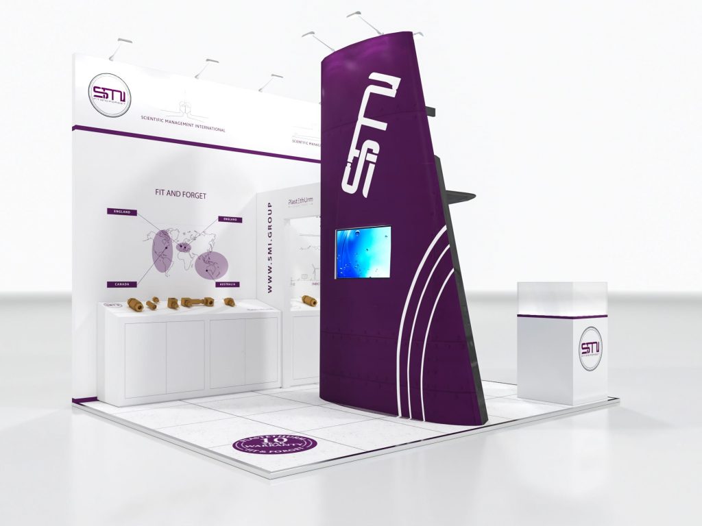 SMI stand at DSEI 2021 showcasing marine and aerospace products