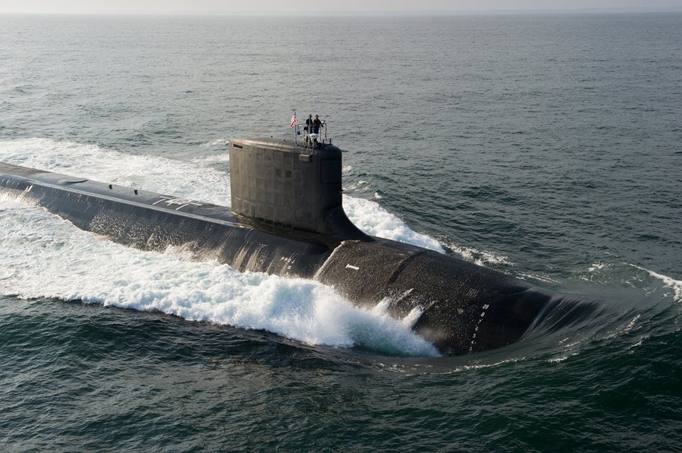 USS North Dakota Virginia class US submarine