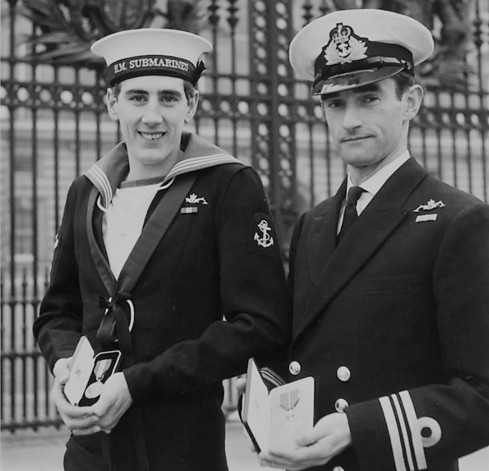 Commodore Eric Thompson MBE serving in the Royal Navy